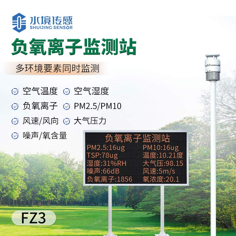 大氣負氧離子監測系統